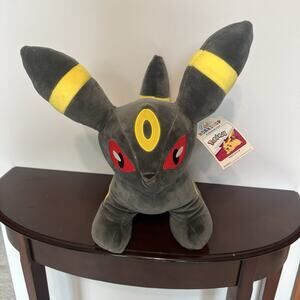 Build A Bear Umbreon Pokémon w/ Tag BABW 18" Plush Pokemon Eeveelution No Sound